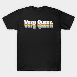 Very Queer // Retro Typography Design T-Shirt